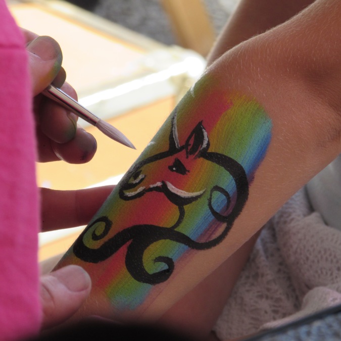 Unicorn Rainbow Tattoo for W